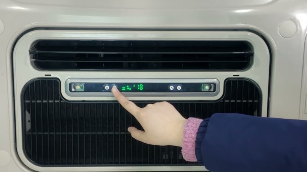 Parking Air Conditioner Control Guide Panel + Remote