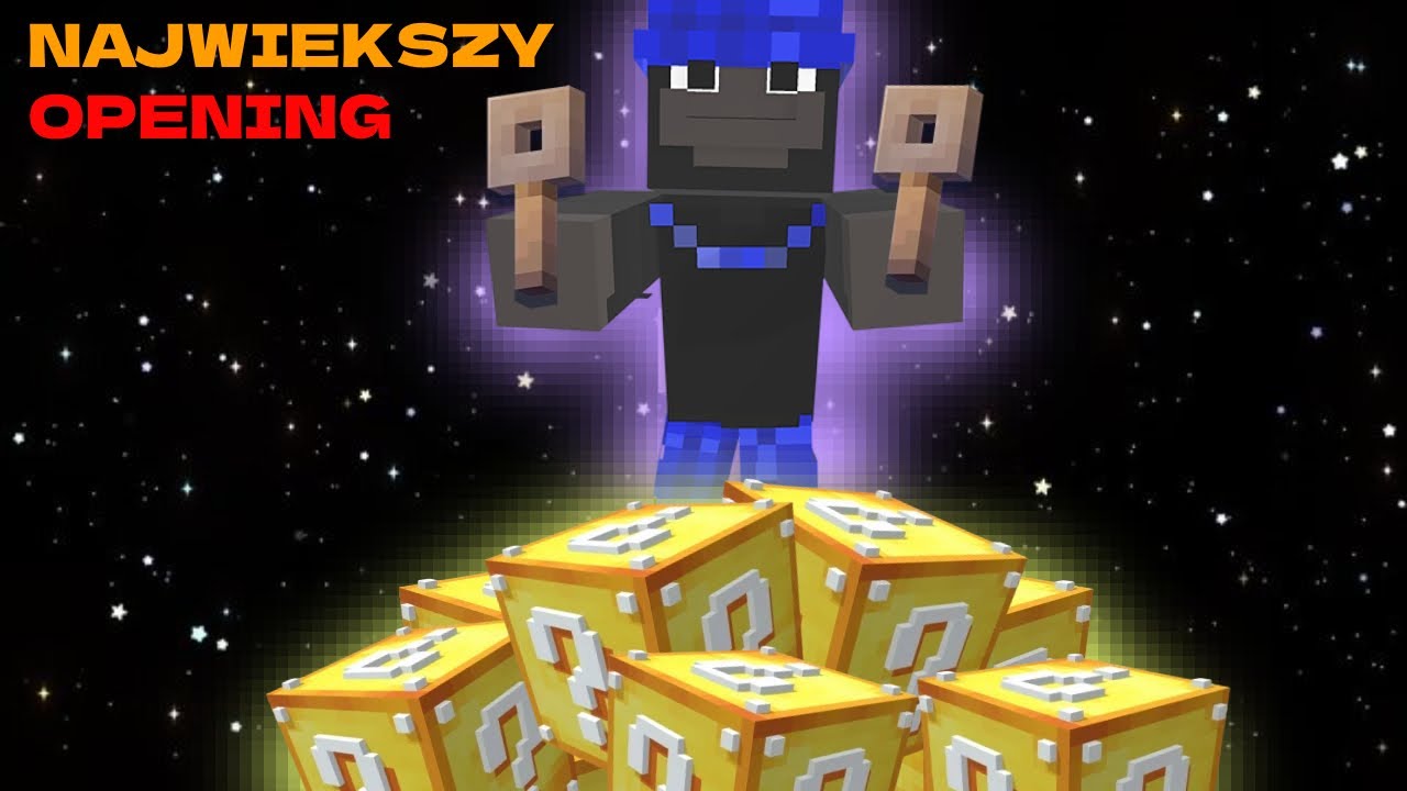 Zrobiłem NAJWIEKSZY OPENING LUCKYBLOCKOW na BOXPVP minestar.pl...