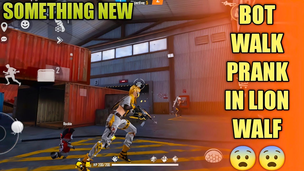 Bot Walk Prank In Lion Walf 🤣🤣 [GARENA FREEFIRE]