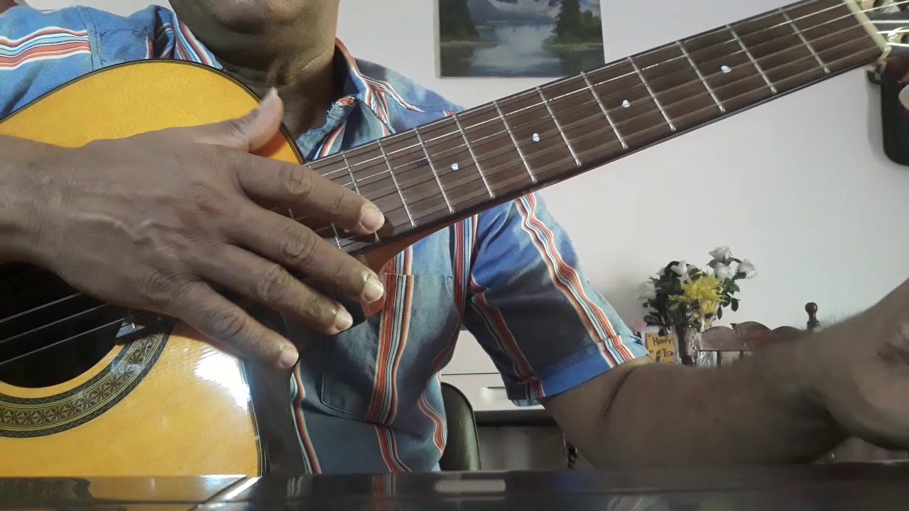 Guitar strumming 6/8 (බයිලා)pattern lesson 30 tutorial in sinhala