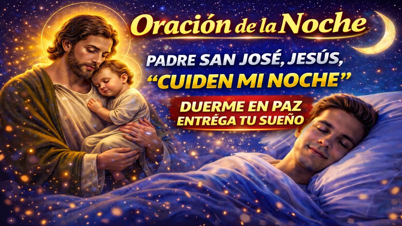“DUERME EN 5 MINUTOS: Oración Hipnótica a San José y María para Dormir Profundamente”