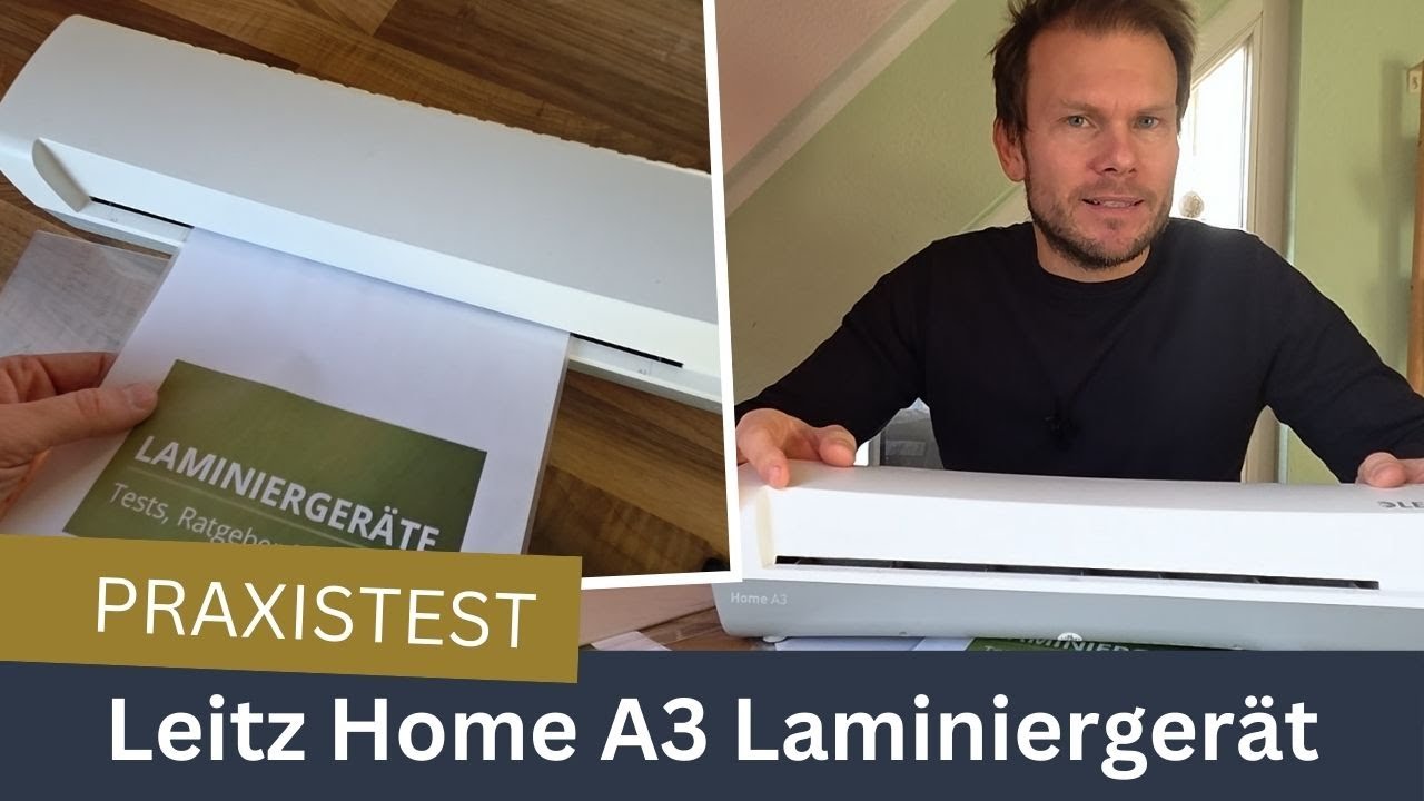 Das Leitz Home A3 Laminiergerät im Praxistest (Verarbeitung, Zubehör, Laminierqualität, Fazit)