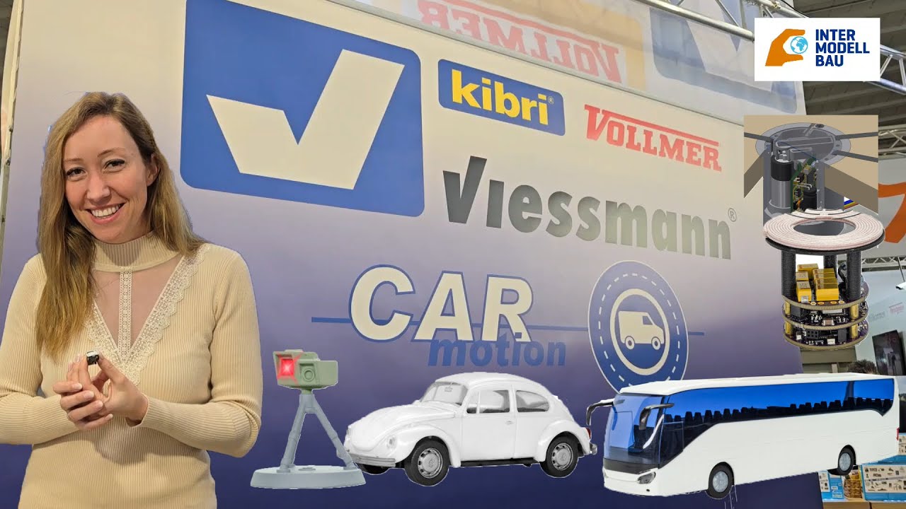 Viessmann Car Motion Neuheiten vorgestellt - Kibri Vollmer auf der Intermodellbau 2024