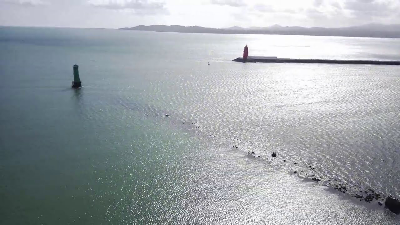 Dollymount Bull Island North Wall Dublin - Drone footage 1