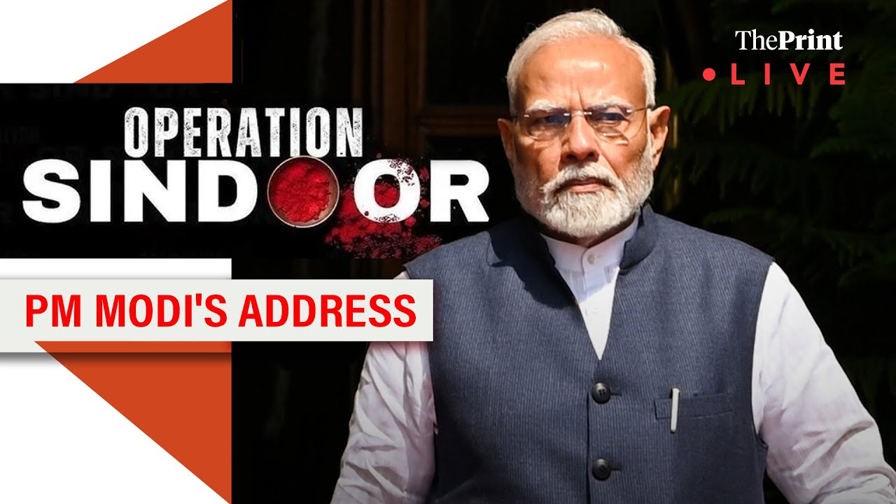 PM Modi’s address to the nation post Operation Sindoor| Watch LIVE