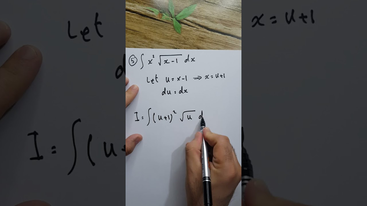 محاضرة 3 (تبسيط التكاملات من خلال الفرض). نوار الأسدي