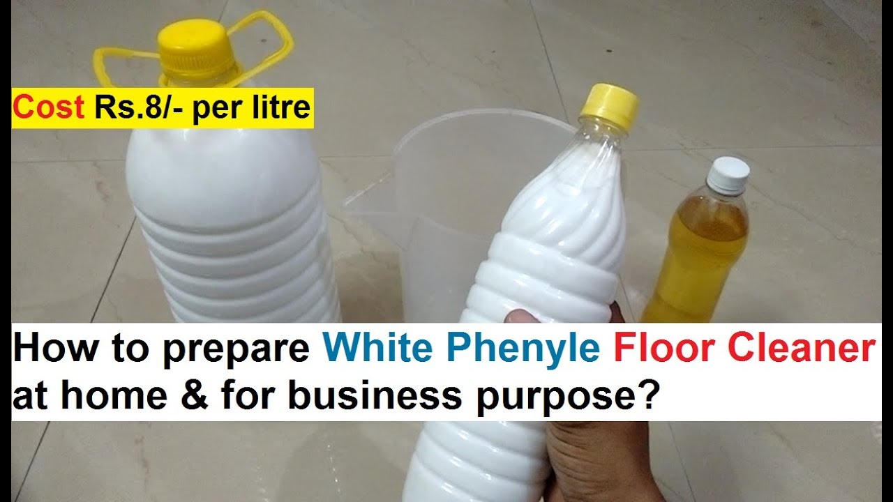 White Phenyl Floor Cleaner Making Real Formula - सफेद फिनाइल बनाने का फार्मूला