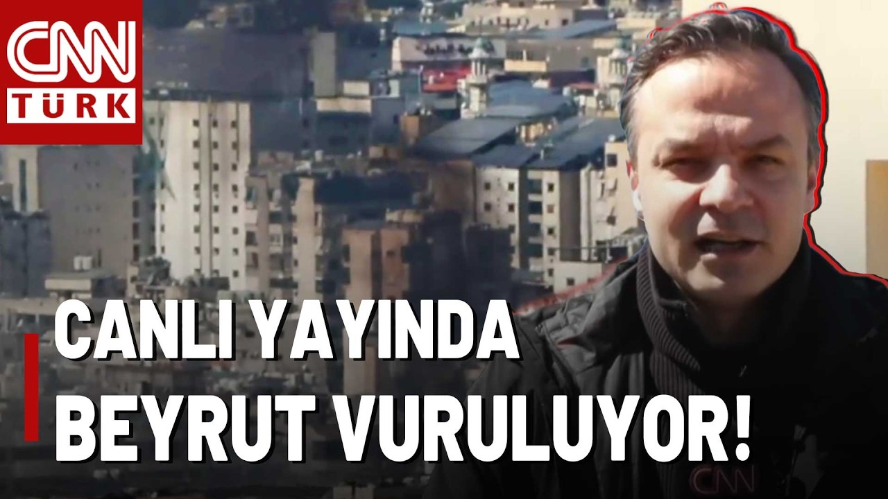 CNN TÜRK Lübnan'da: İsrail'in Bombalı Saldırıları Sürüyor! İşte O Anlar...