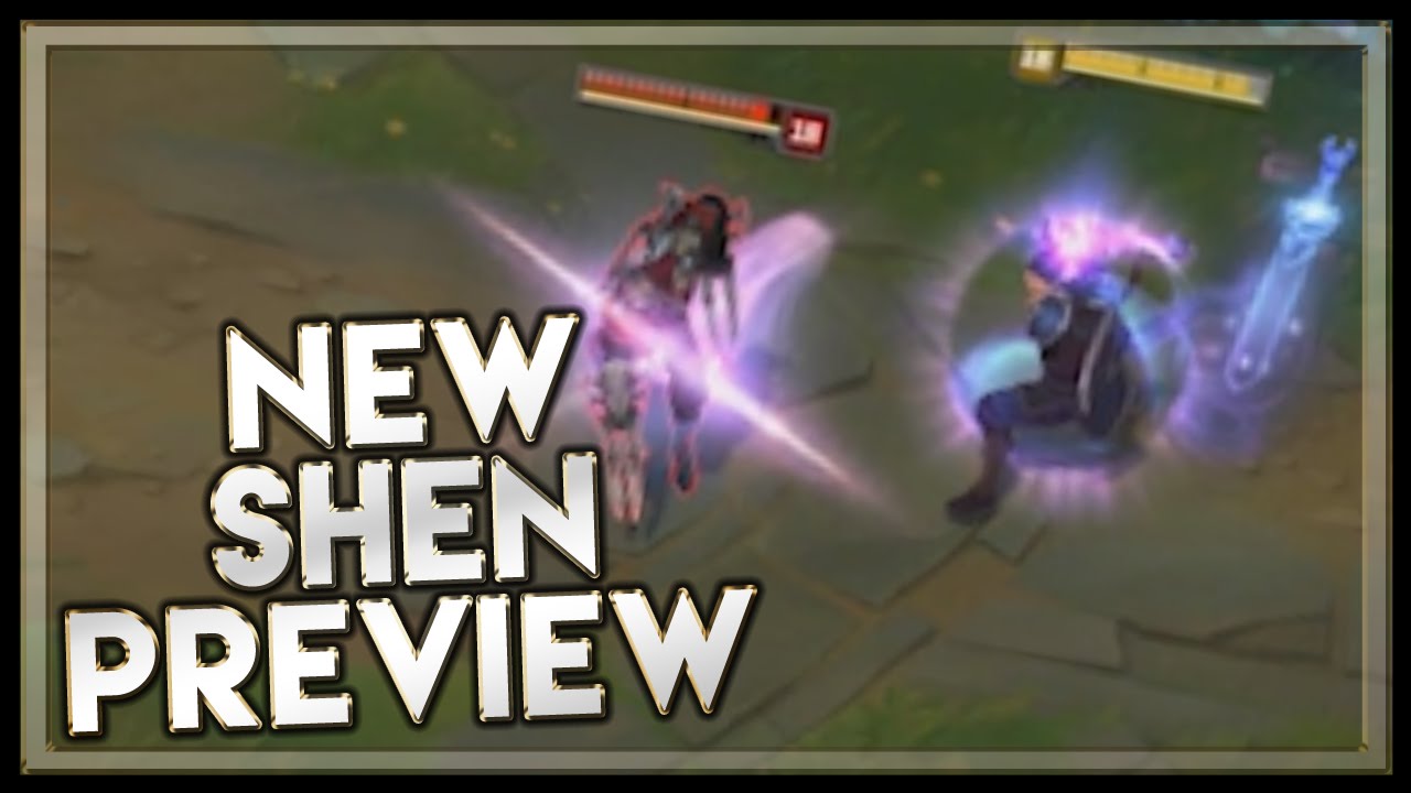 Shen Rework Gameplay Ability Preview - League of Legends