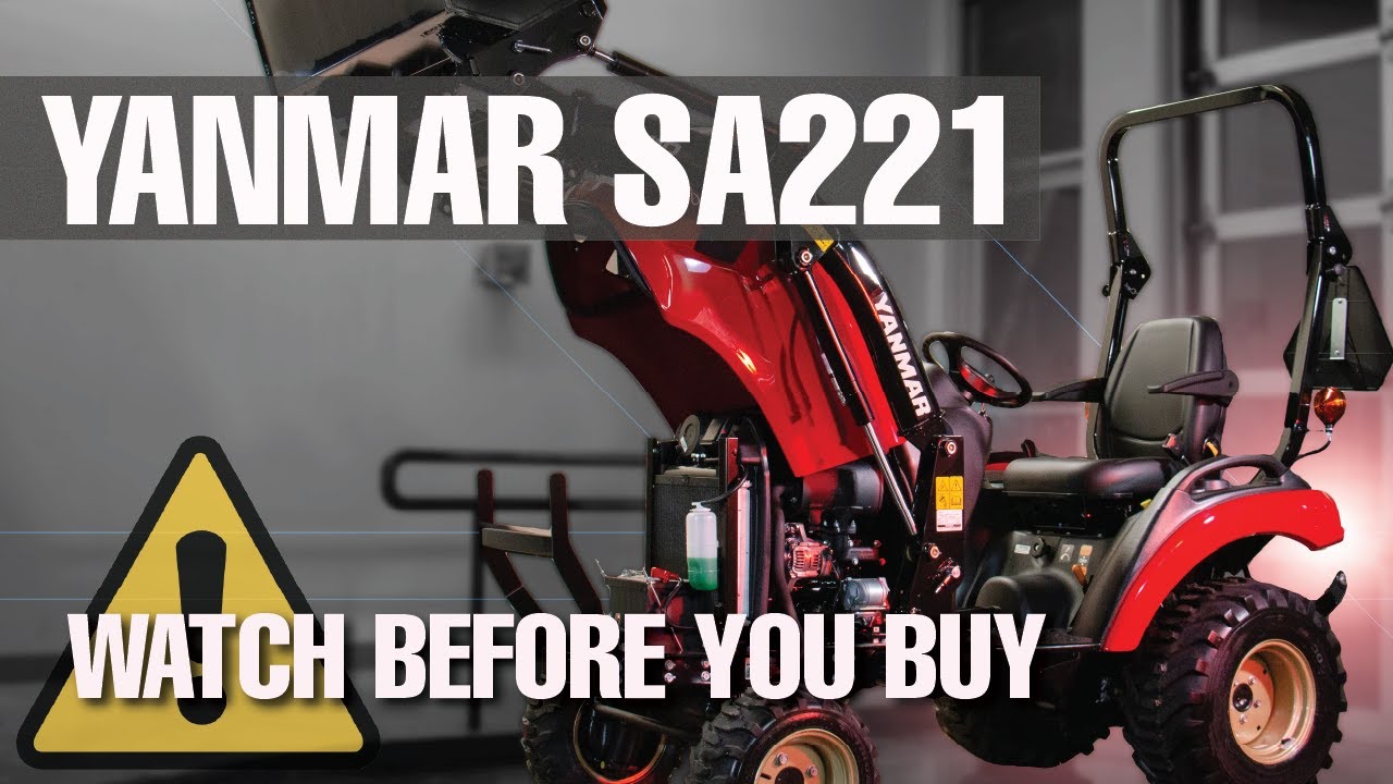 7 THINGS You Should Know | Yanmar SA 221 Subcompact Tractor