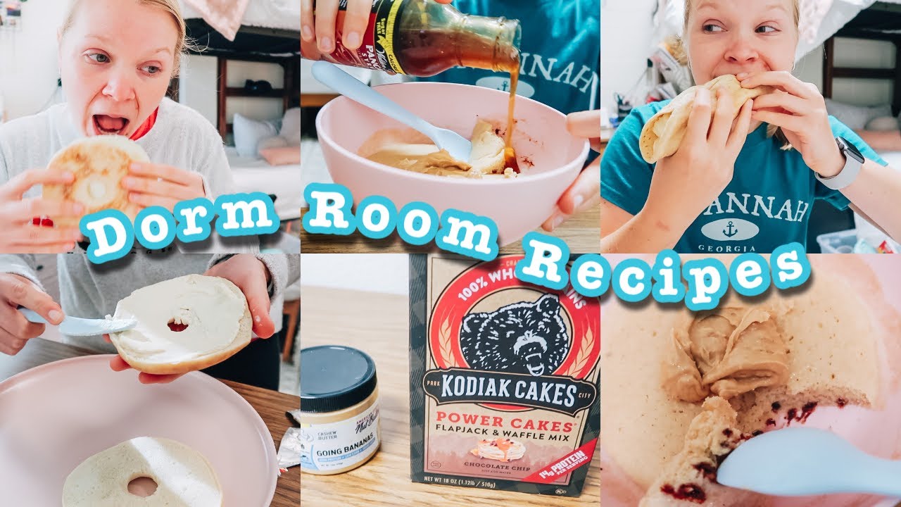 Quick Dorm Room Recipes // easy microwave recipes for breakfast