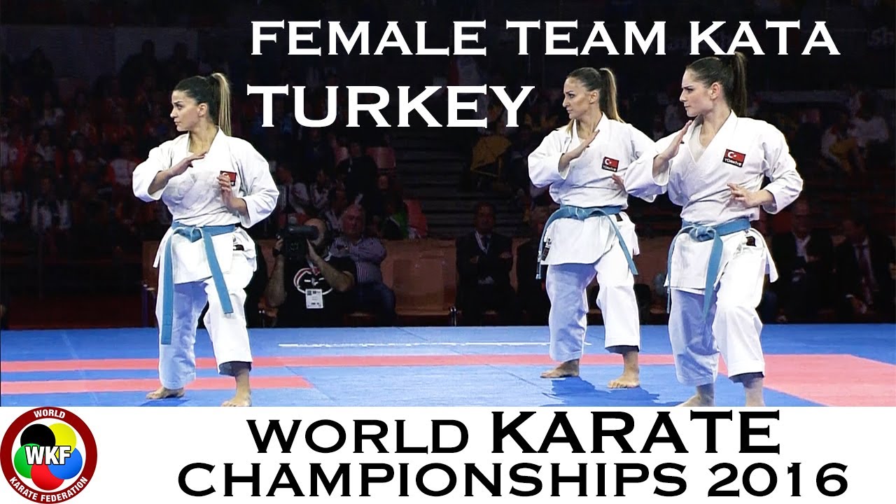 BRONZE MEDAL. Female Team Kata TURKEY. 2016 World Karate Championships | WORLD KARATE FEDERATION