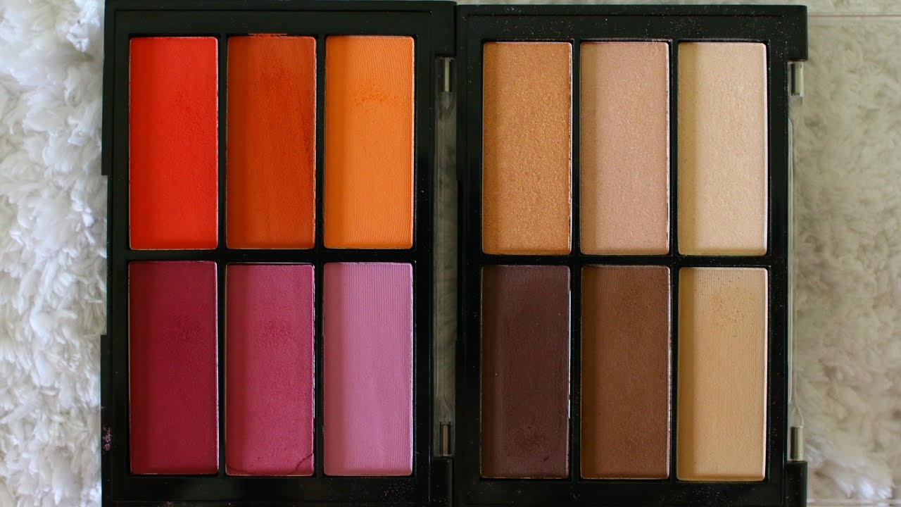Viseart Blush Palette and Highlight & Sculpt Palette | Swatches | Beautylashes19