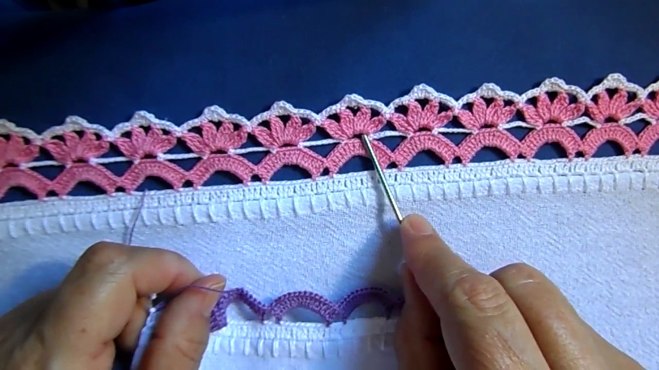 Bico em crochê - 45