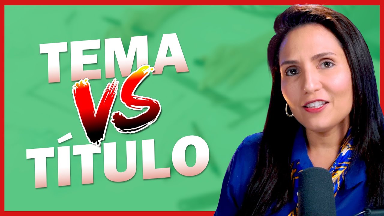 Qual a diferença entre Tema e Título ? - Artigo Cientifico, Monografia, TCC, Dissertação, Tese
