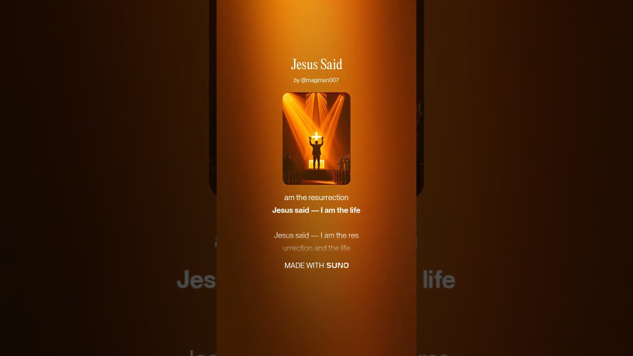Jesus Said #gospelmusic  #christianmusic  #resurrection  #eastersong  #jesusisalive  #worshipmusic