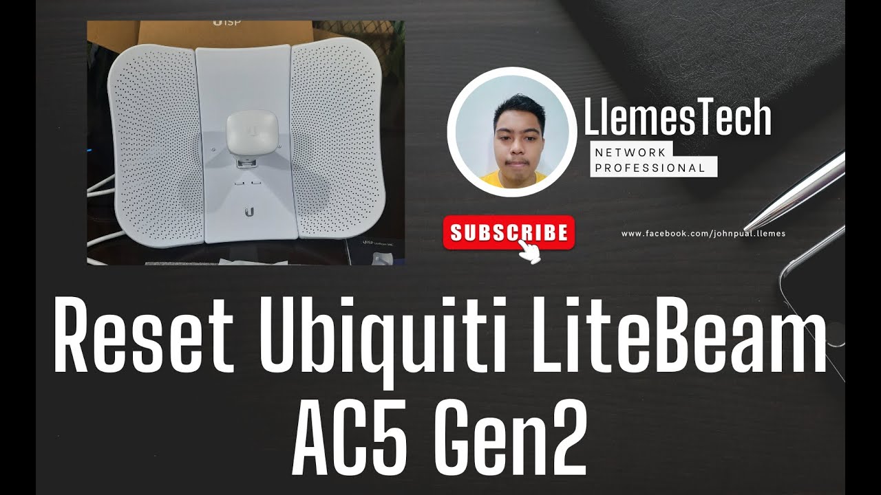 Reset Ubiquiti LiteBeam AC5 Gen2