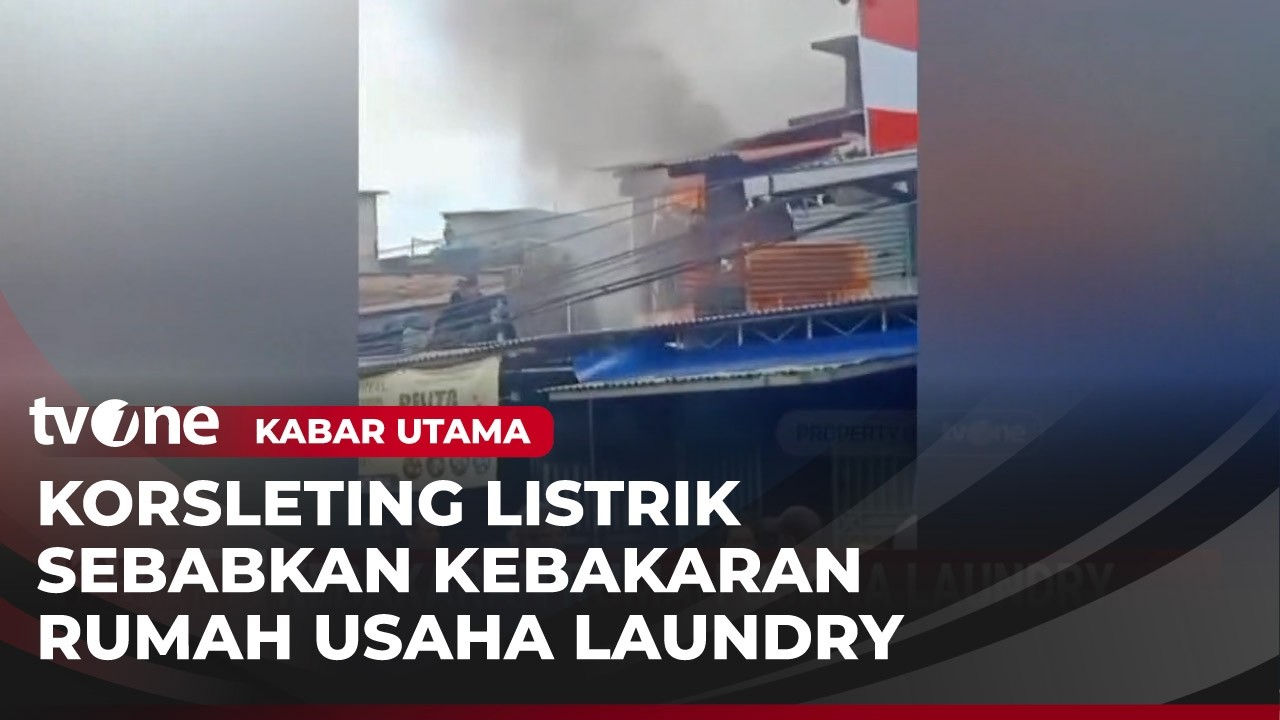 Rumah Tempat Usaha Laundry Hangus Terbakar | Kabar Utama