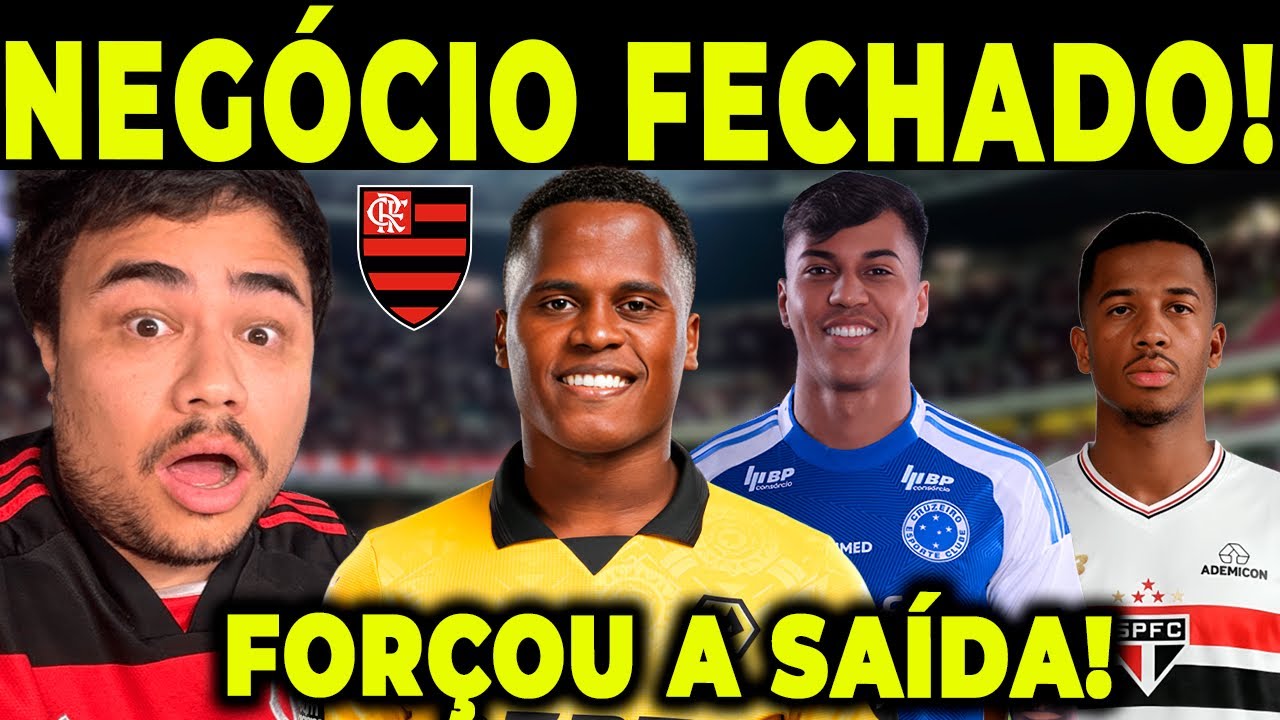 NA CALADA! FLAMENGO DÁ CHAPÉU E FECHA ACORDO COM JOGADOR! FORÇOU SAÍDA!