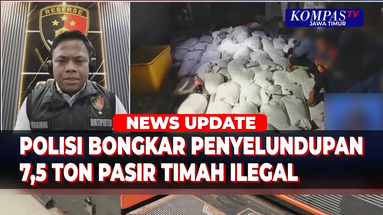 [Full] Kasus Penyelundupan Pasir Timah Ilegal ke Malaysia, Polisi: 18 Kali Penjualan Secara Ilegal