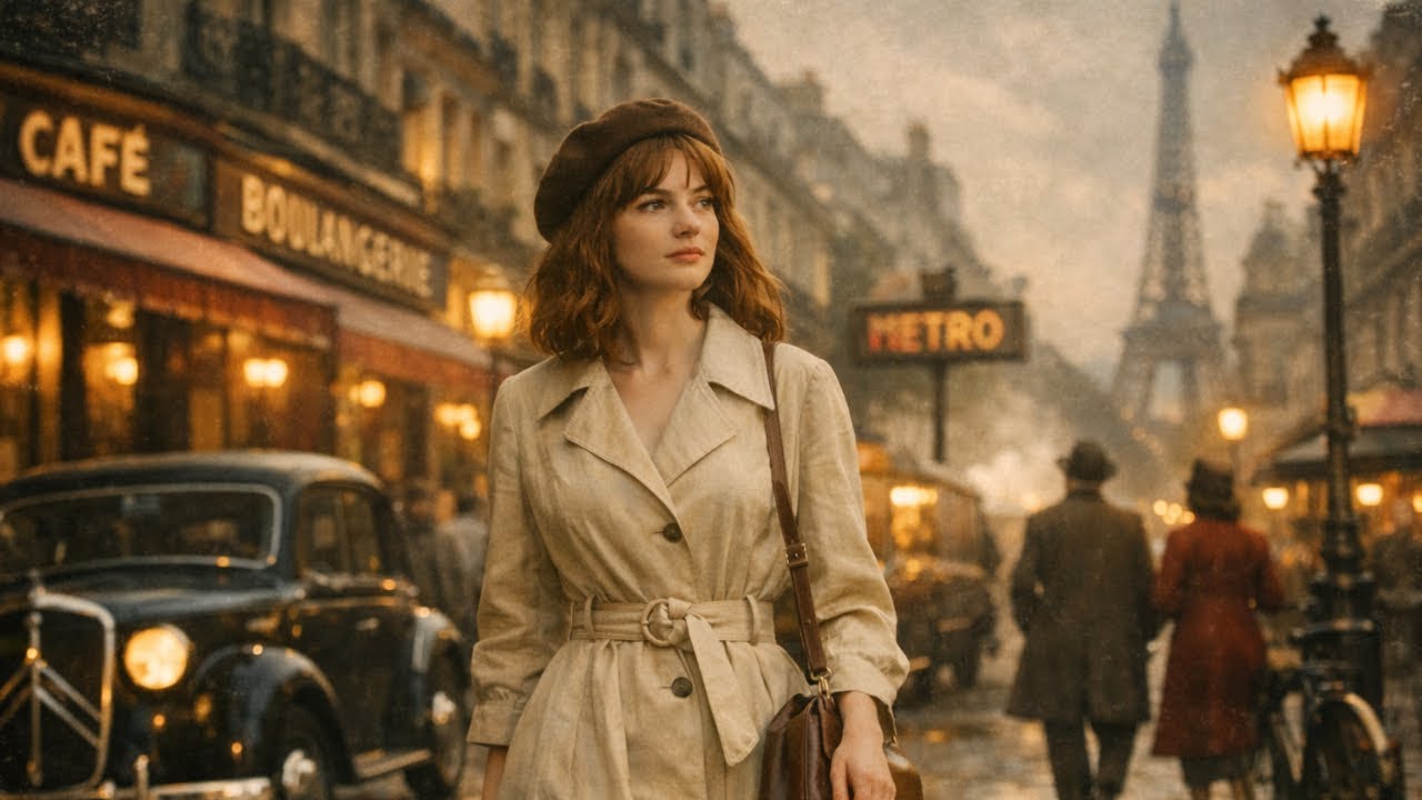 Old Paris Café Waltz | Calm Vintage French Music for Relaxation