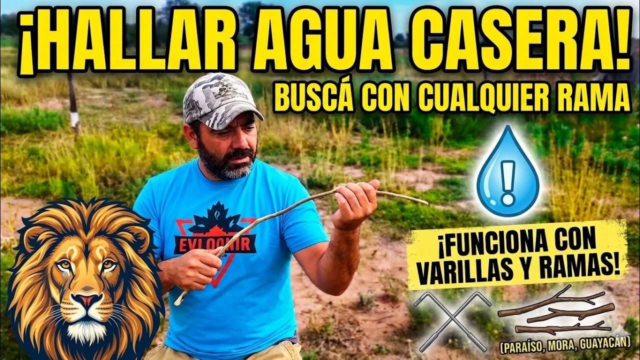 ​¡Increíble! Jorge no podía creer lo que marcaron las varillas buscando agua