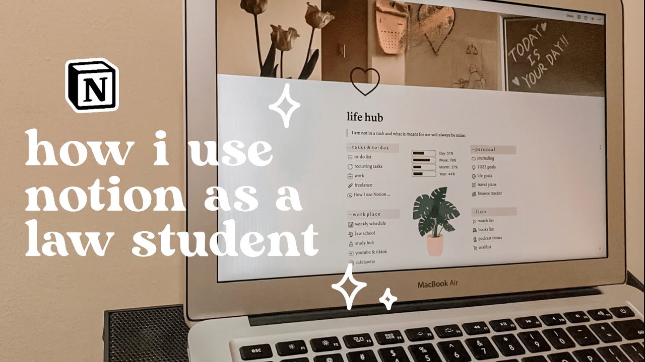 Как я использую Notion, будучи студентом юридического факультета (обновлённая настройка Notion + ...