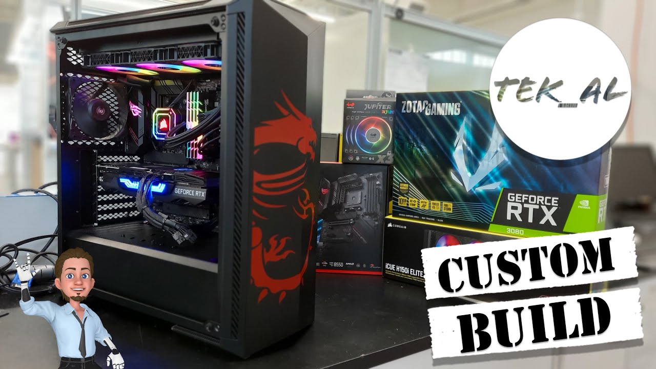 MSI MPG GUNGNIR 100D Build | 5600X | Capellix | RTX 3080 (time lapse)