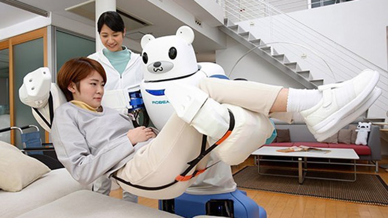 El primer robot enfermero creado en Japón ayudará a personas con poca movilidad