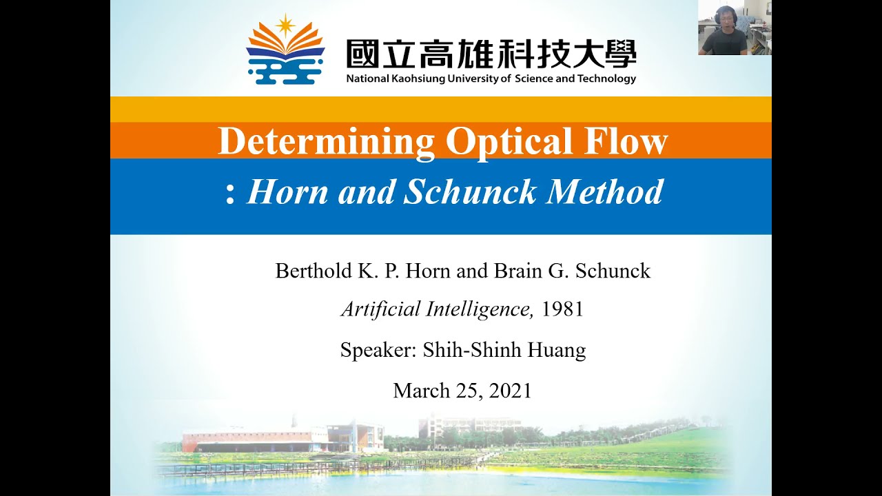 quarter DIP: Determining Optical Flow: Horn and Schunck Method