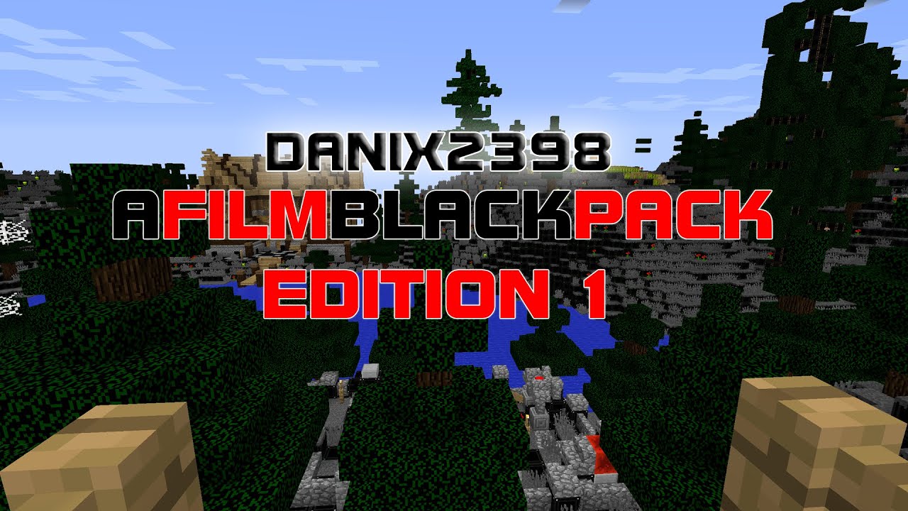 AFilmBlackPack | Minecraft Resource Pack 1.8 - 1.9 + Mega Glitch Switchable 100% Original