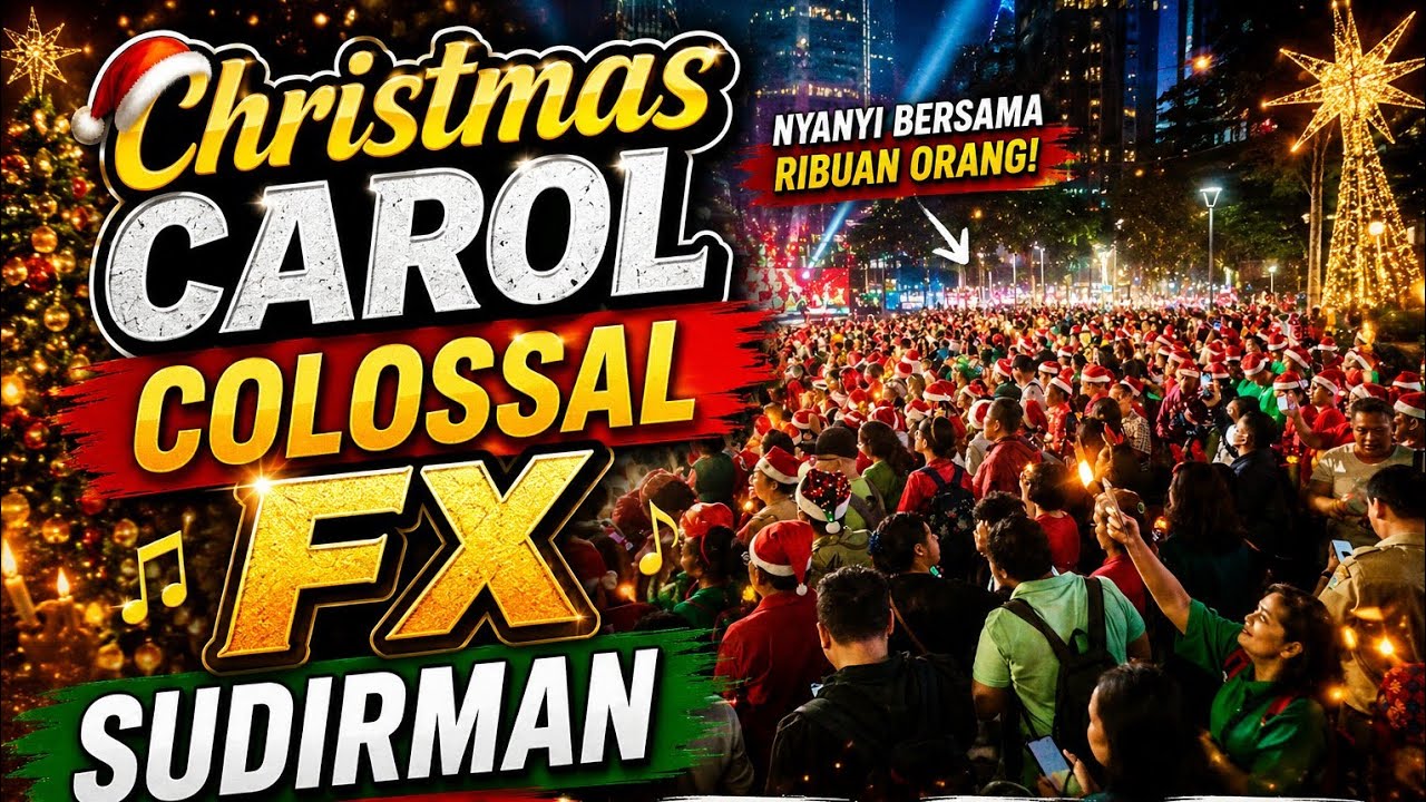 Christmas Carol Colossal FX Sudirman Selasa (23 Desember 2025)