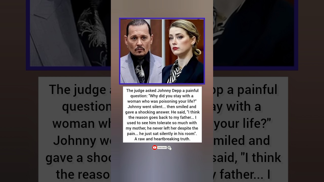 Why Johnny Depp Stayed: A Heartbreaking Truth 💔 #Shorts