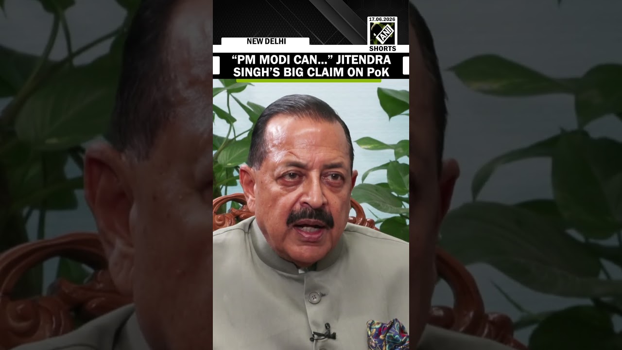 Union MoS Jitendra Singh makes a strong statement linking PM Narendra Modi with PoK