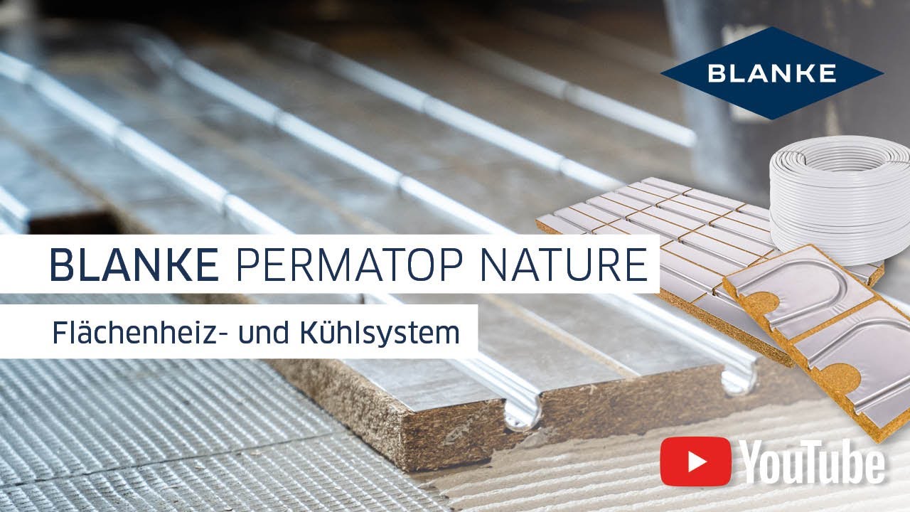 Nachhaltige Fußbodenheizung aus Stroh – BLANKE PERMATOP NATURE in der Weirich Bäderwelt
