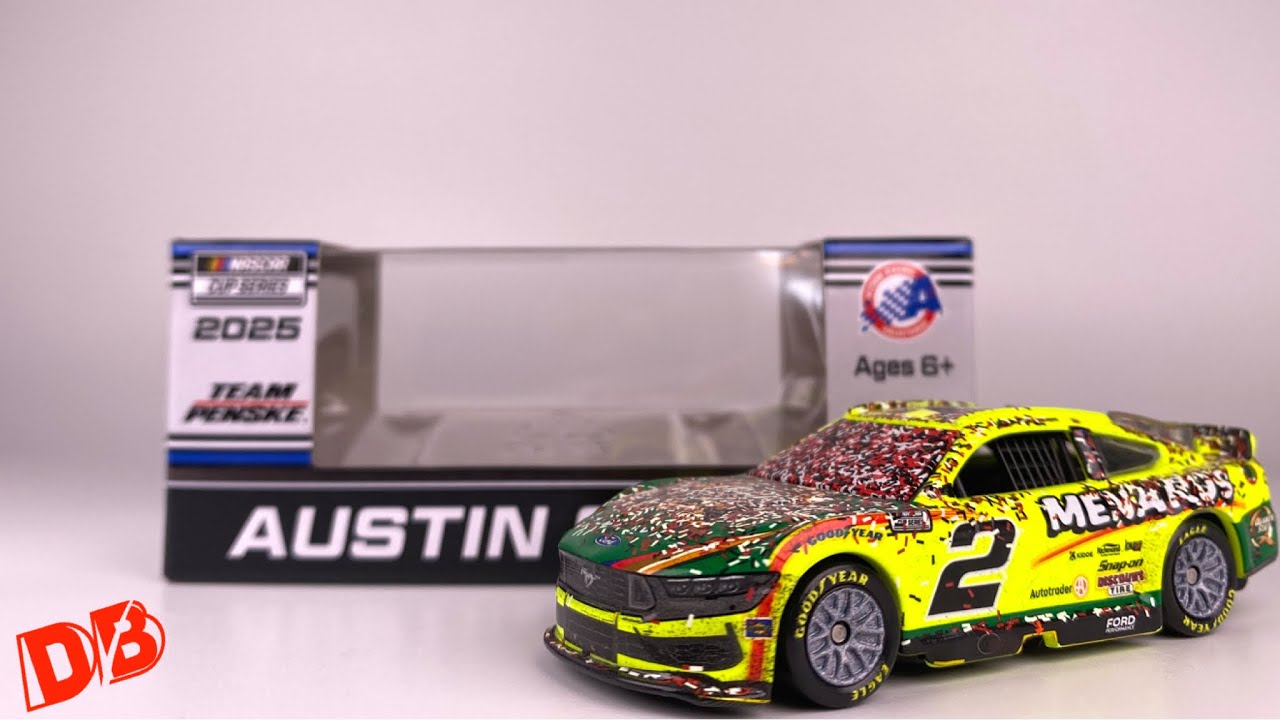 2025 AUSTIN CINDRIC TALLADEGA RACEED WIN MENARDS FORD DIECASTBUFFET NASCAR DIECAST REVIEW 1/64