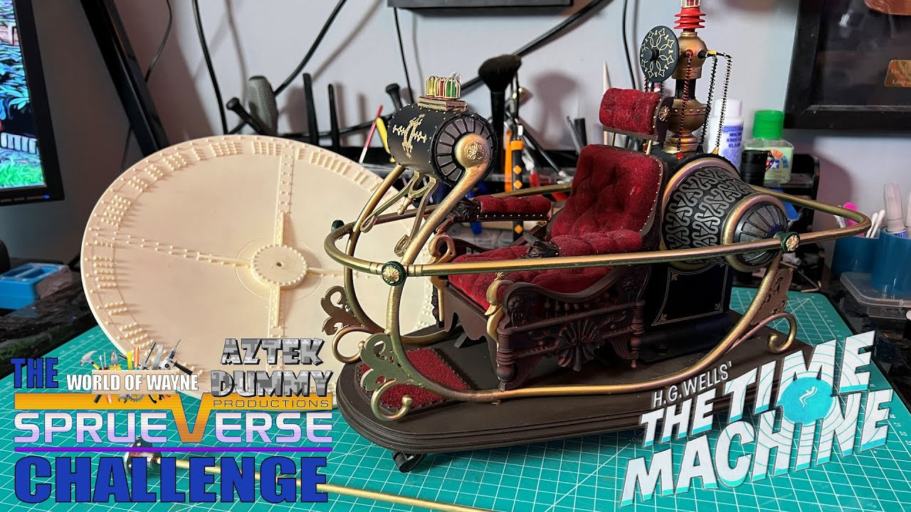 The Sprueverse Challenge - Build the 1960 1:6 Scale Time Machine - Part 4 - Finishing Line in Sight