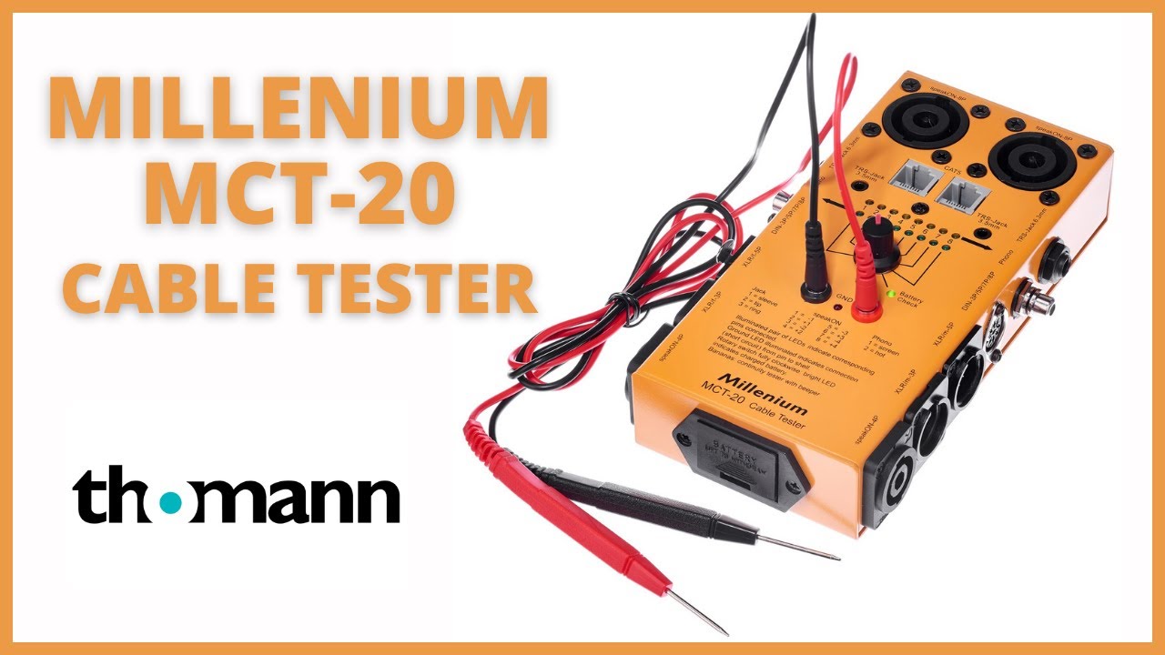 Millenium MCT 20 Affordable Cable Tester From Thomann | Complete Demo Test Review