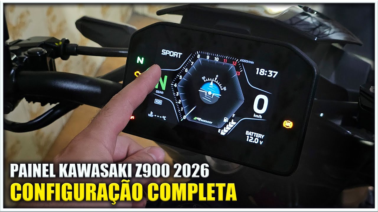 COMO CONFIGURAR O NOVO PAINEL DA Z900 2026