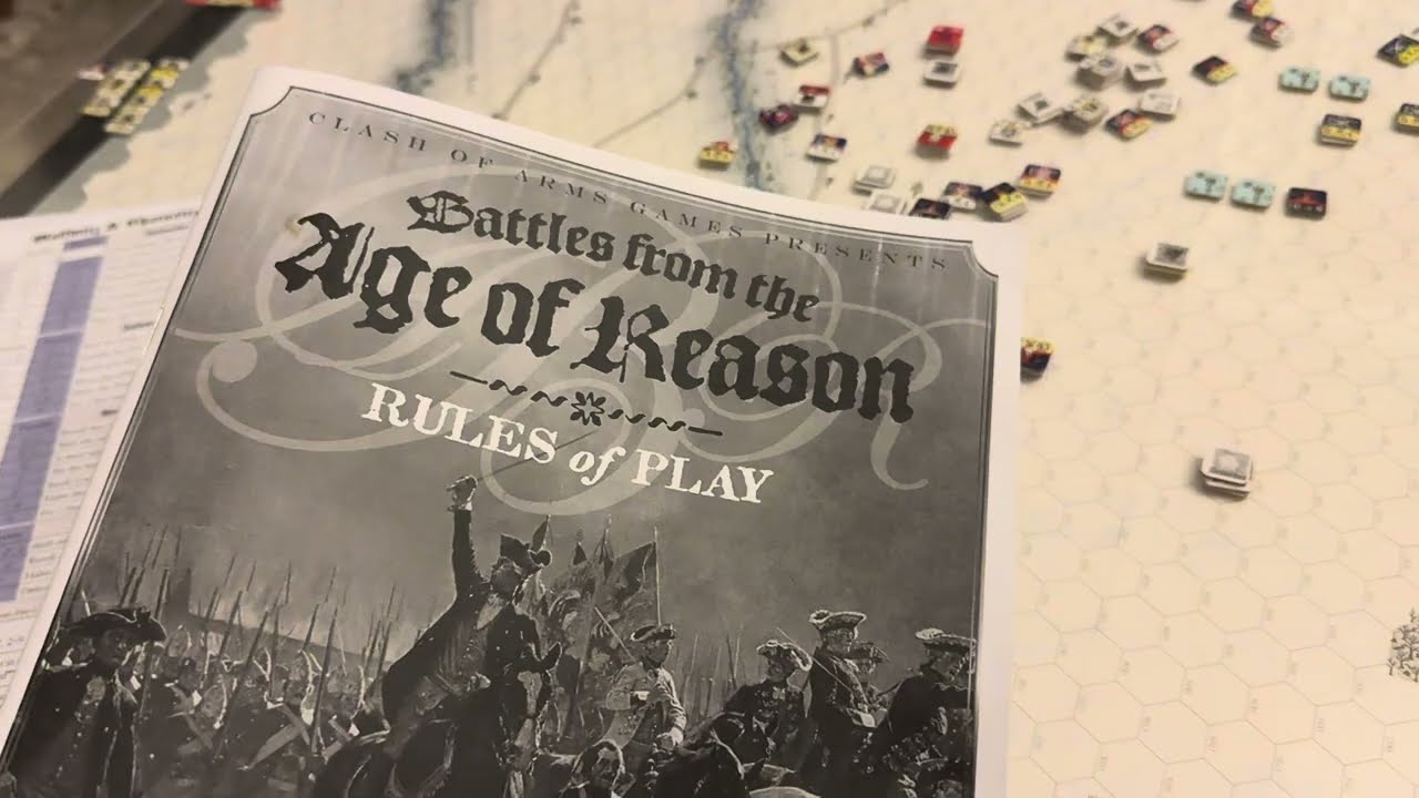 First impressions of the Battles From the Age of Reason system