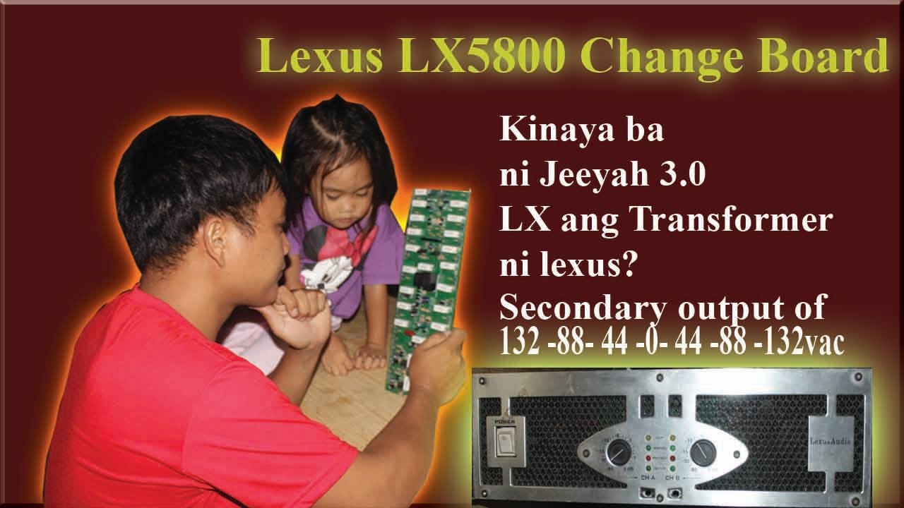 Lexus LX5800 Change Board