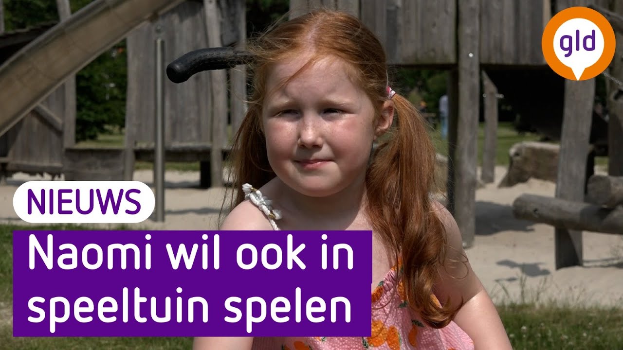 Naomi wil met haar beperking ook in speeltuin kunnen spelen