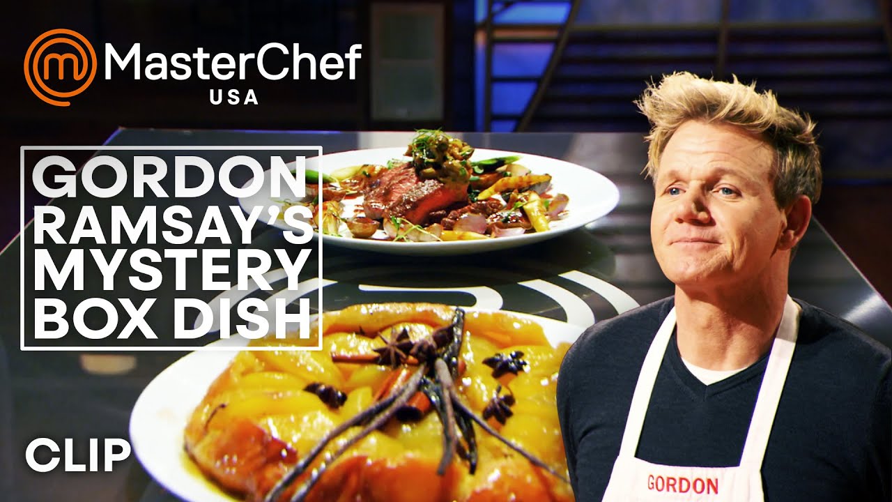 Gordon Ramsay Cooks In The Mystery Box Challenge | MasterChef USA | MasterChef World
