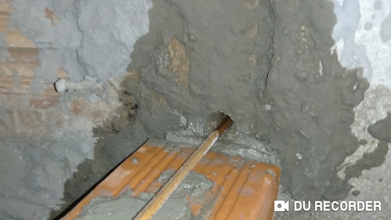Dica básica para construir uma parede com os pilares já feito.