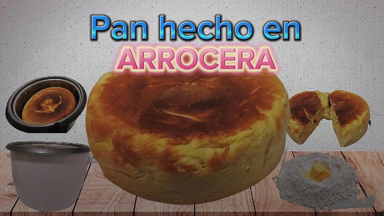 Cómo hacer pan en arrocera/receta fácil #recetasfaciles #pancasero