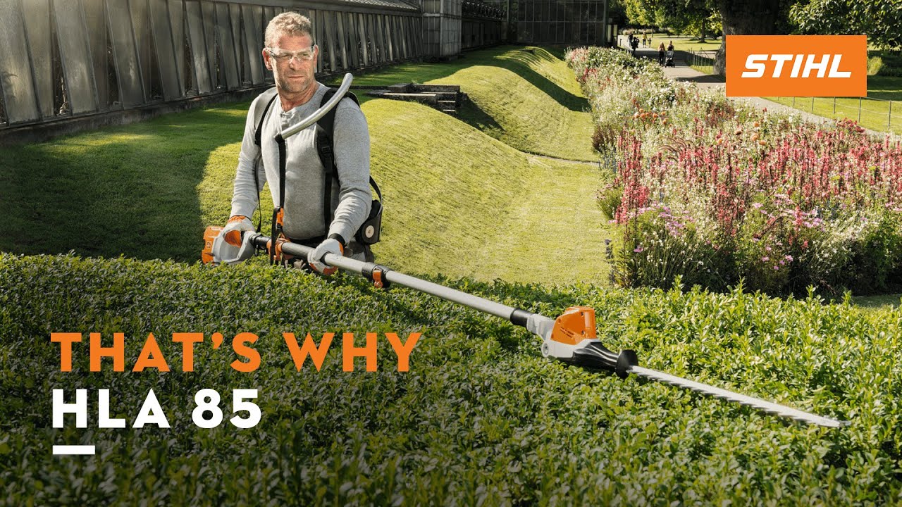 STIHL HLA 85 | Long-reach hedge trimmer with telescopic shaft I That's why