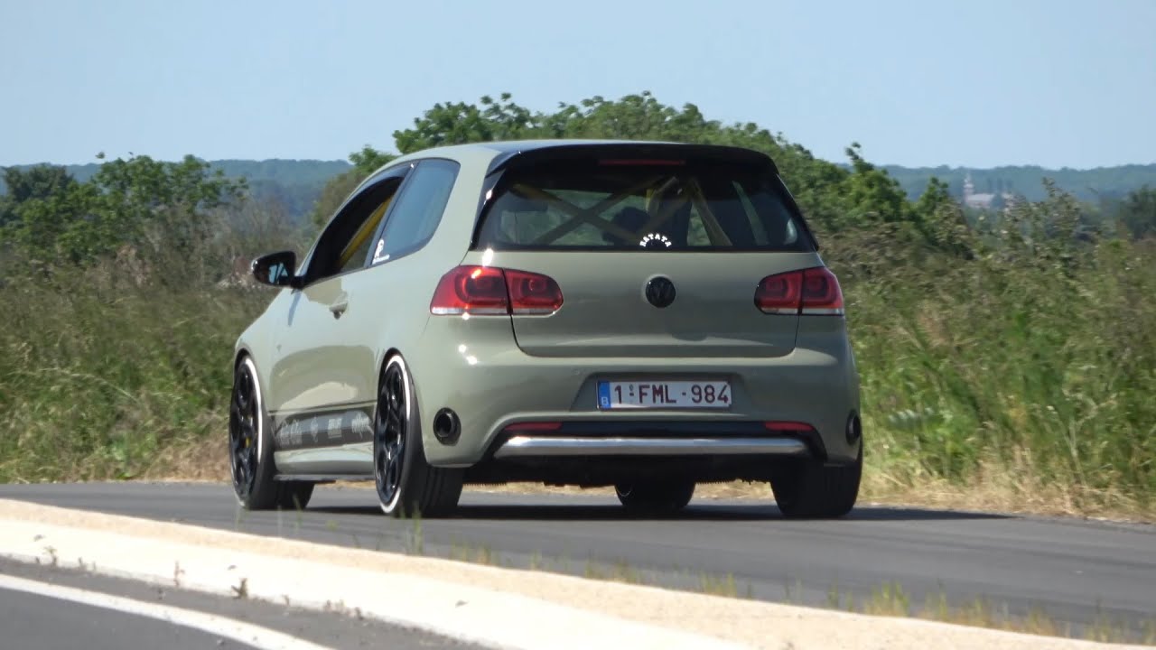 Tuner Cars Leave A Car Show *Vw Days Club Golf IDF 2023* part 1/6