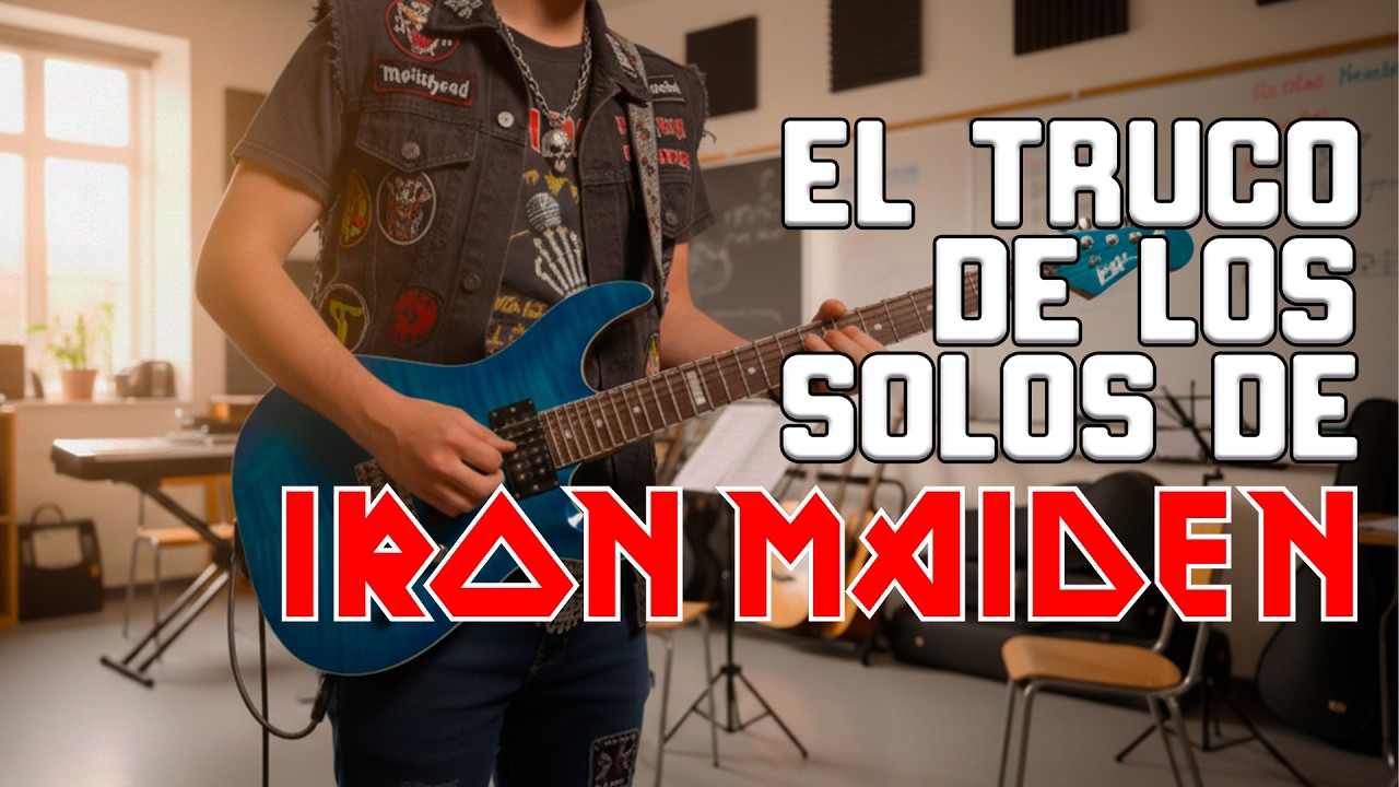 Nadie te cuenta El TRUCO que hay Detrás de los SOLOS de IRON MAIDEN (¡Te cambia los solos!)