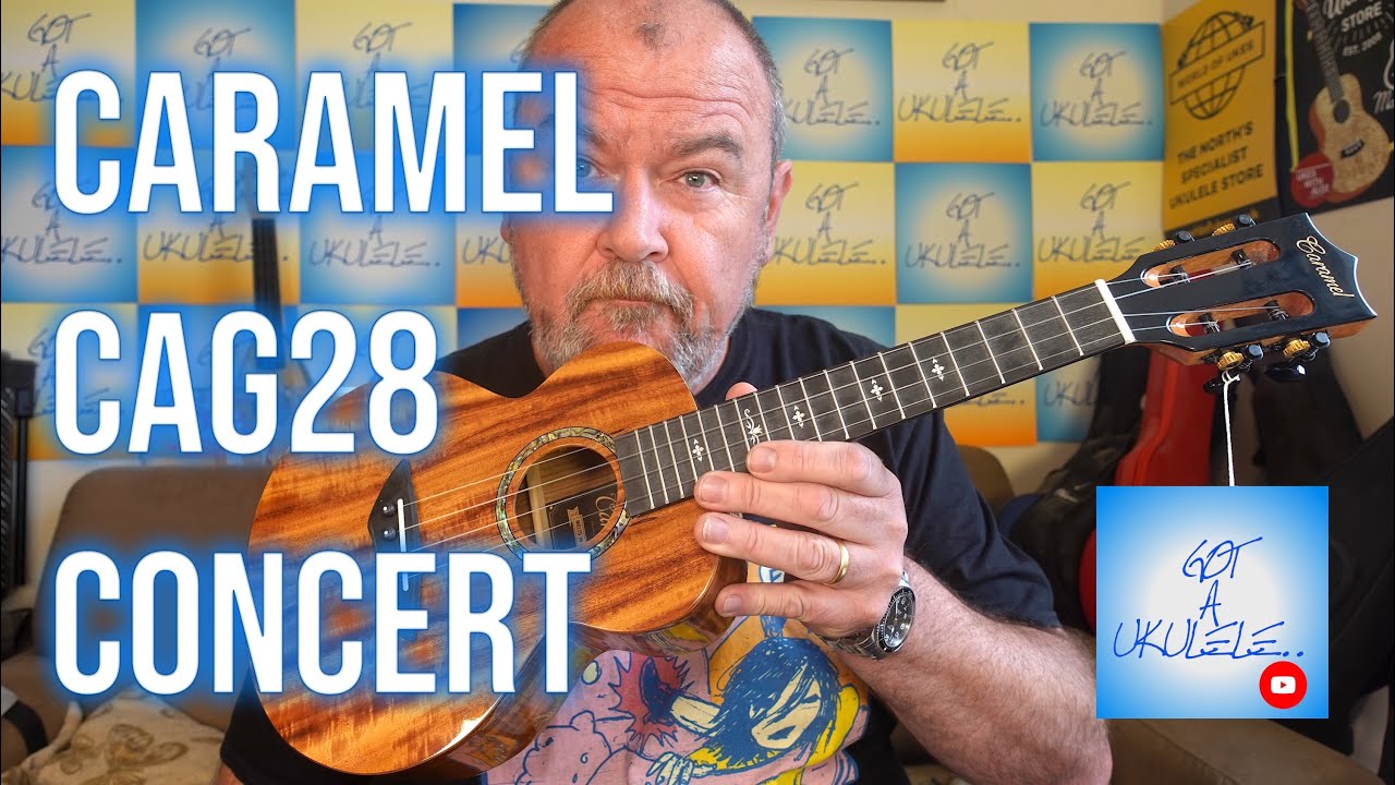 Got A Ukulele Reviews - Caramel CAG28 Acacia Concert