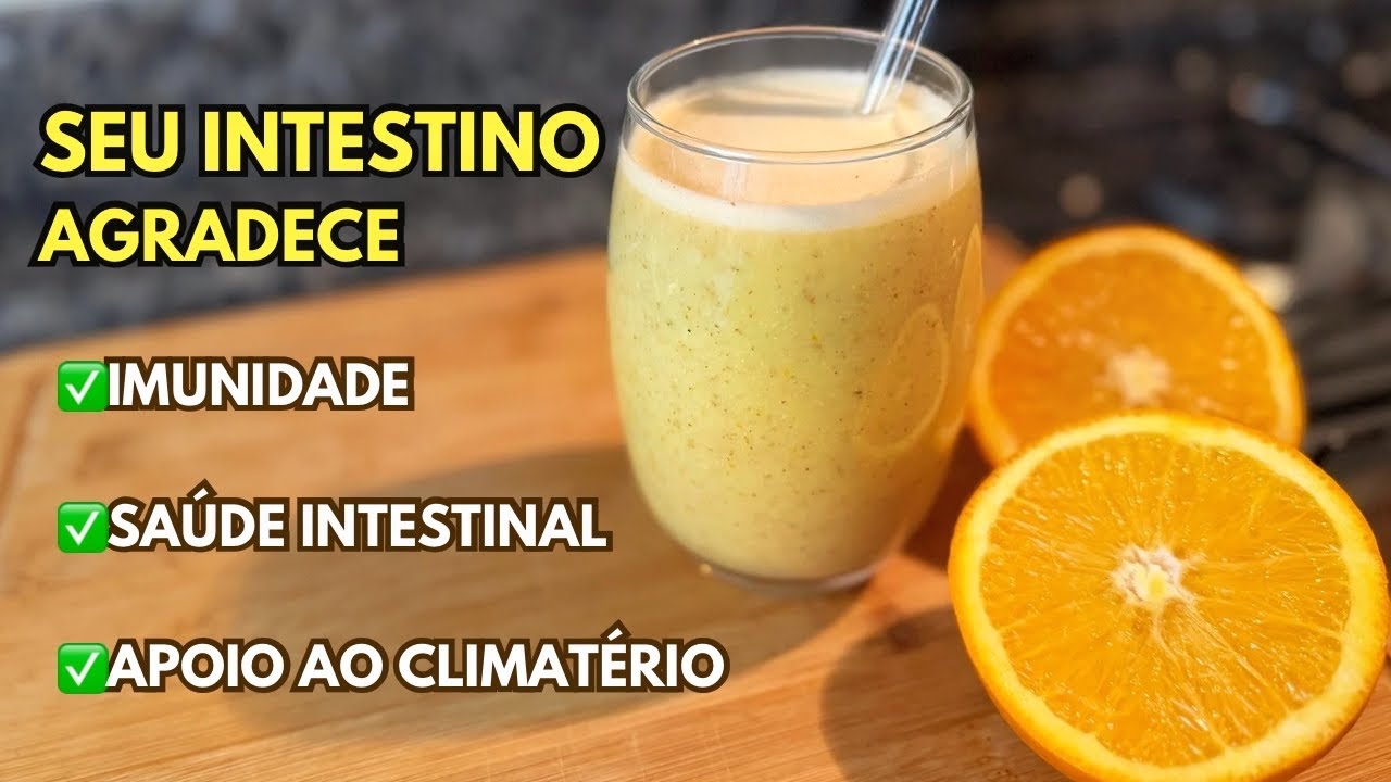 Vitamina Perfeita para INTESTINO, IMUNIDADE e MENOPAUSA | Sem Leite e Sem Açúcar